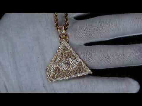 Diamond Pyramid Pendant