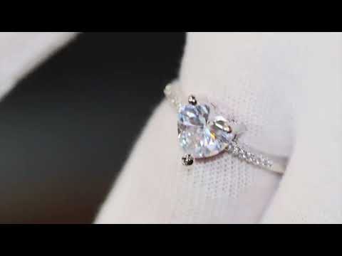Diamond Heart Ring