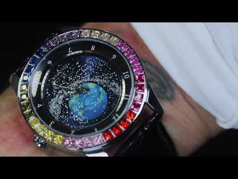 Load and play video in Gallery viewer, Rainbow Diamond Watch