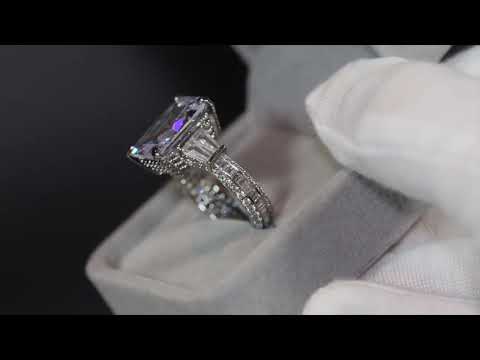 Womens big diamond ring