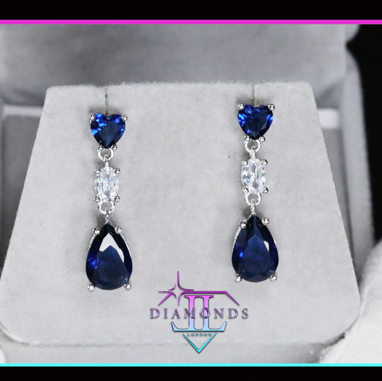 Sapphire Blue Earrings