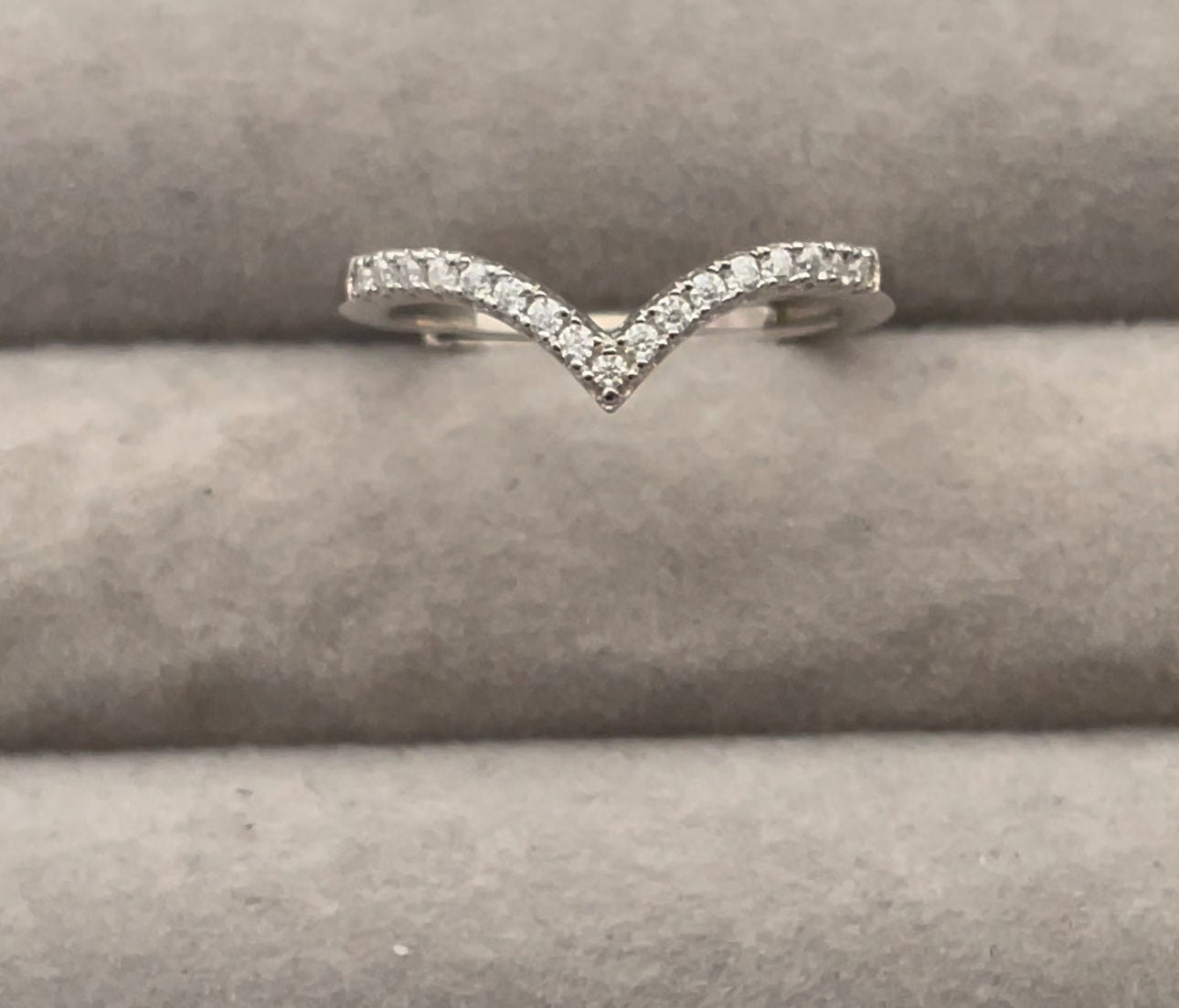 Moissanite Diamond Ring | Moissanite Wishbone Engagement Ring