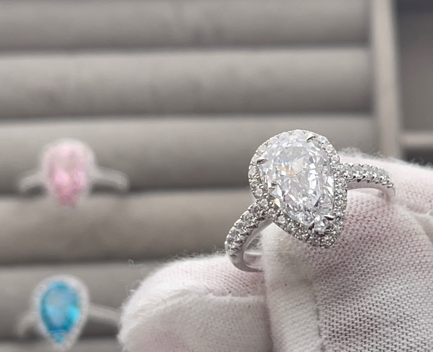 Pear Cut Diamond Ring