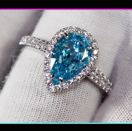 blue diamond jewellery