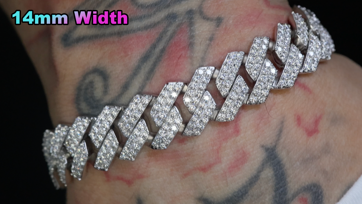 Moissanite Cuban Bracelet
