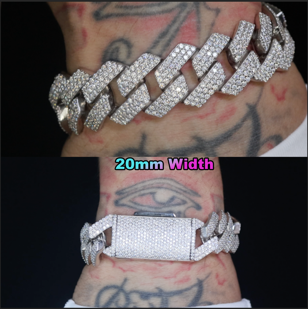 Moissanite Cuban Link Bracelet