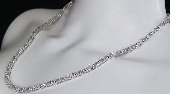 Baguette Moissanite Chain
