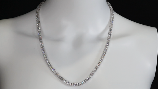 Baguette Moissanite Chain