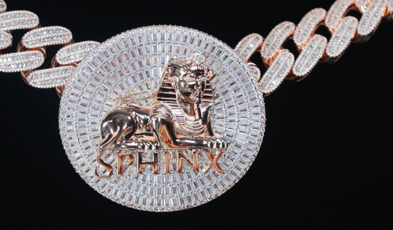 Men's Rose Gold Hip Hop Pendant