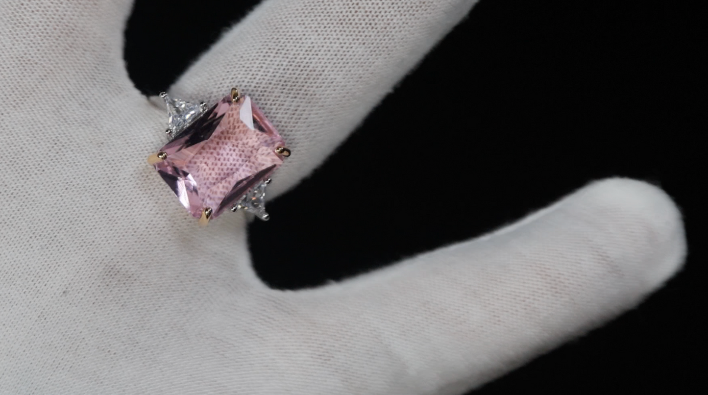 Big Pink Diamond Ring