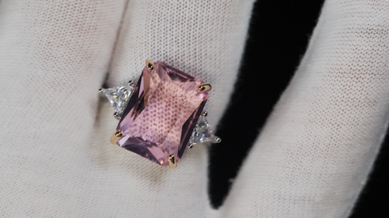 Big Pink Diamond Ring