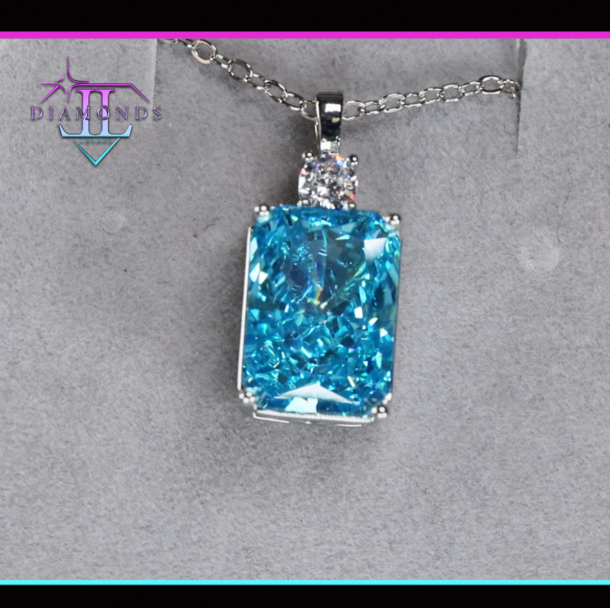 Blue Diamond Pendant