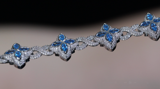 Blue Diamond Hip Hop Chain