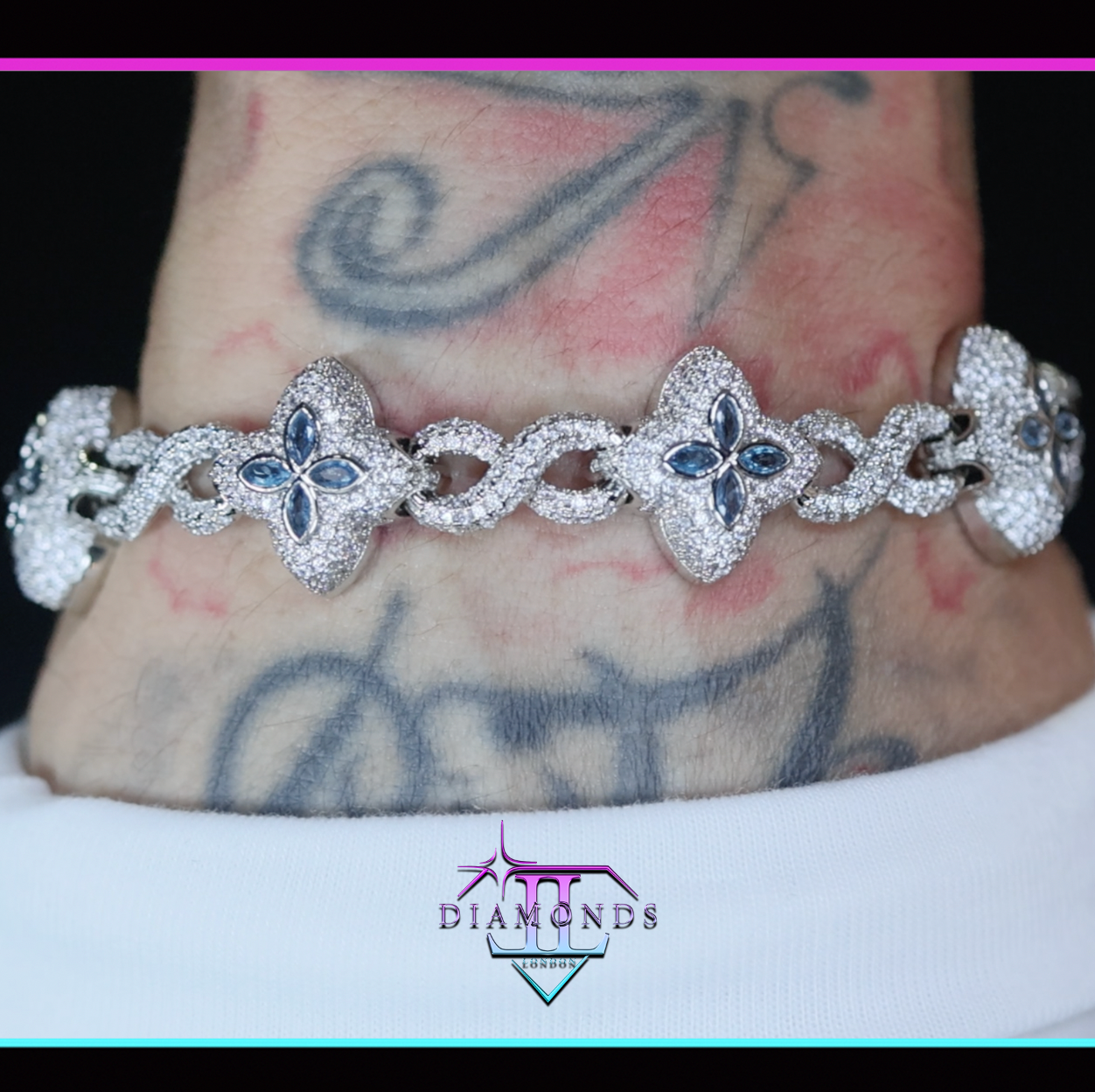 Diamond Clover Bracelet