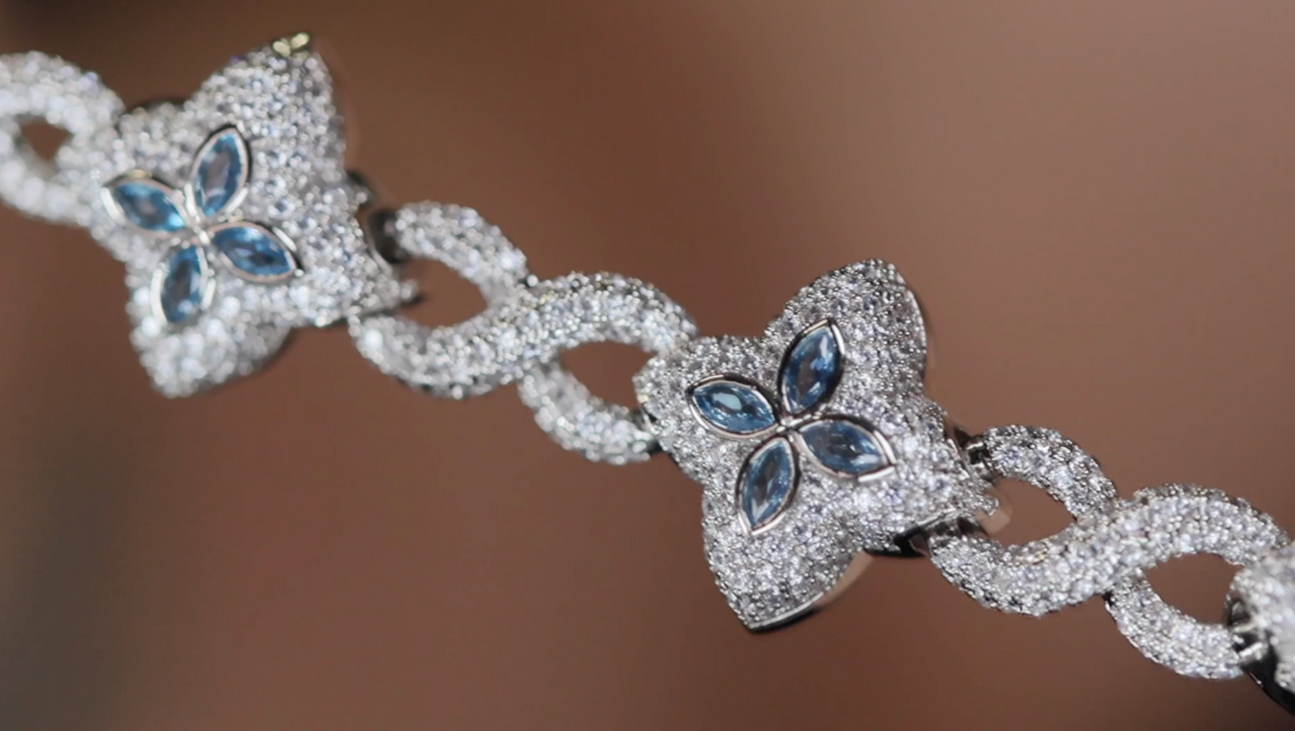 Diamond Clover Bracelet