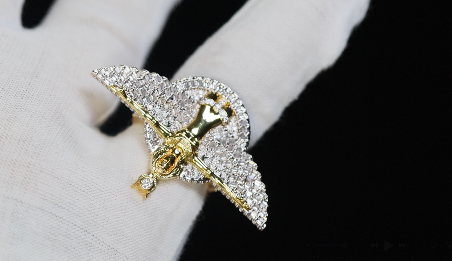 Gold Hip Hop Ring
