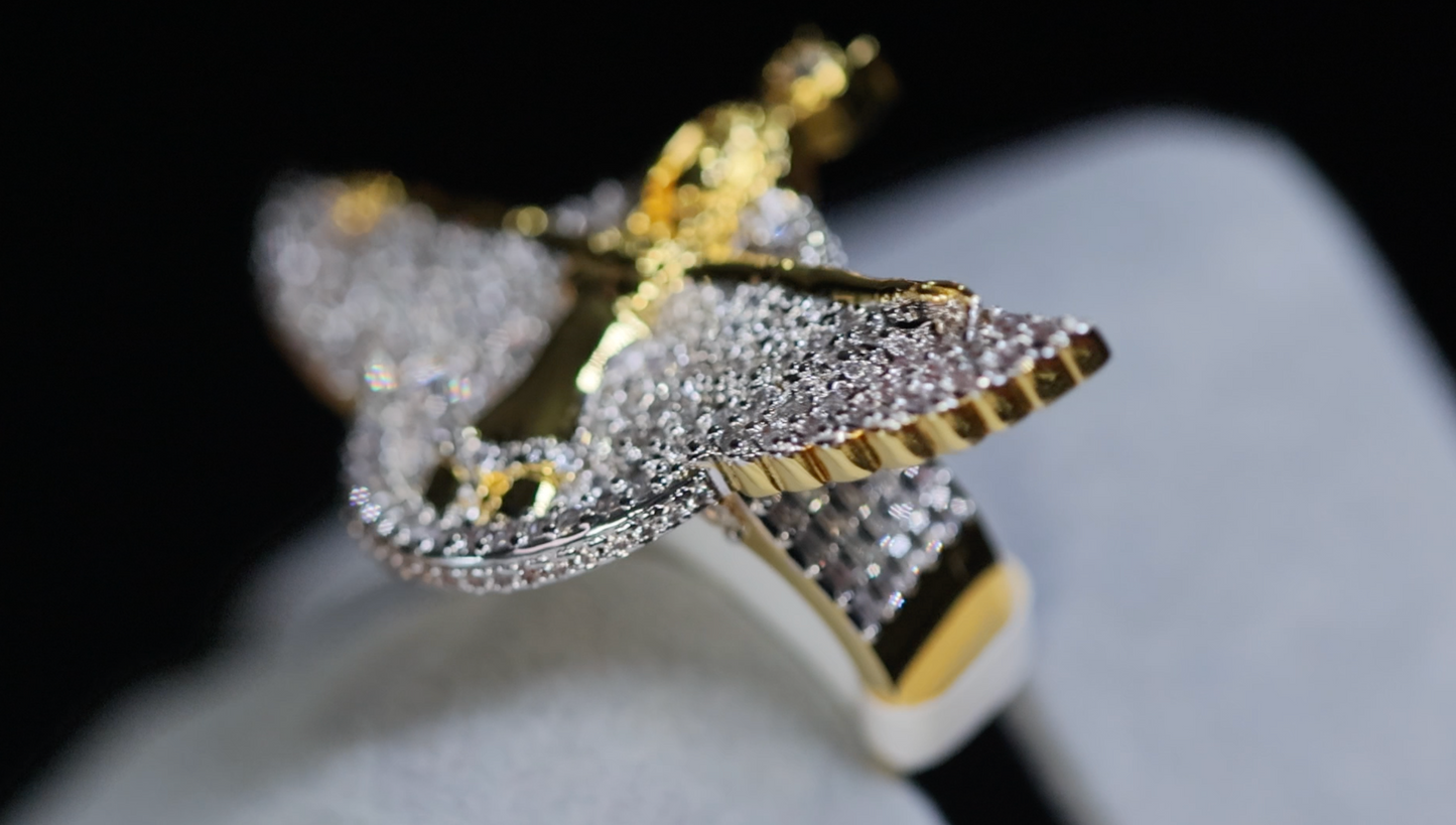 Men's Gold Goddess Isis Ring