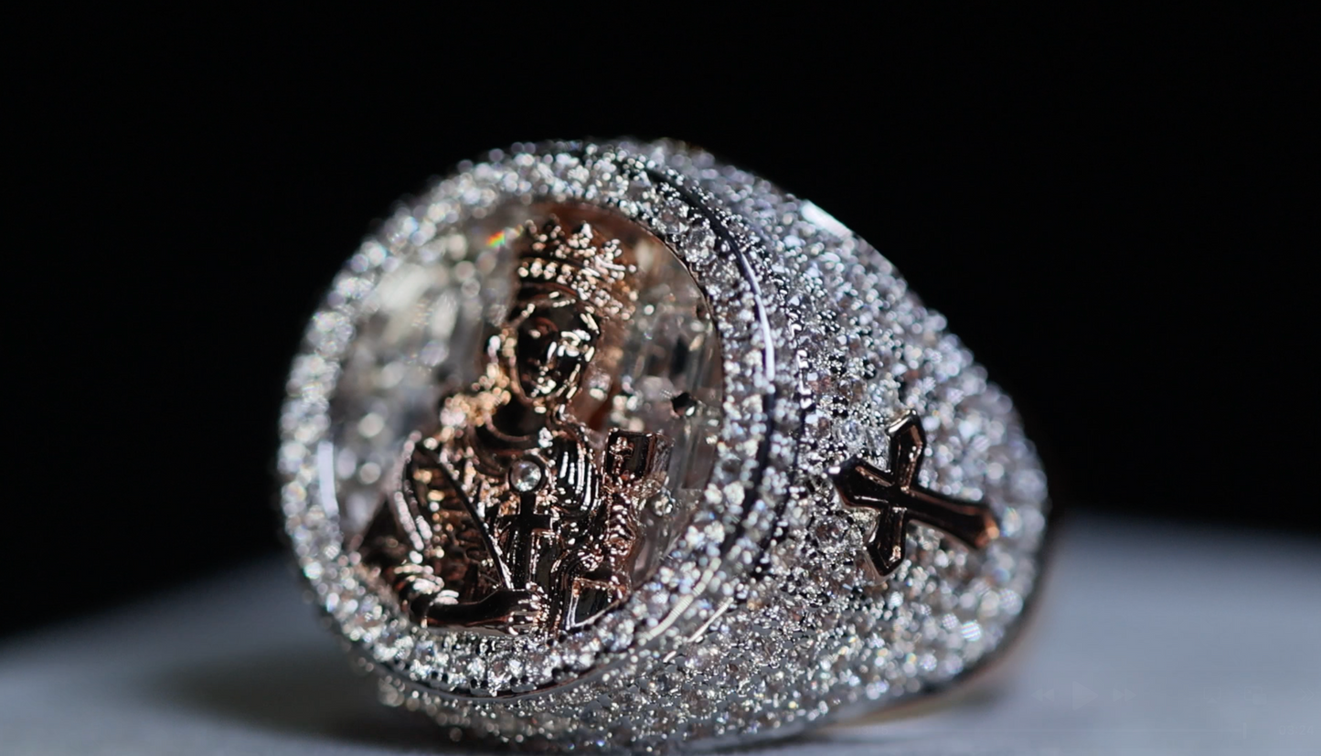 Hip Hop Virgin Mary Ring