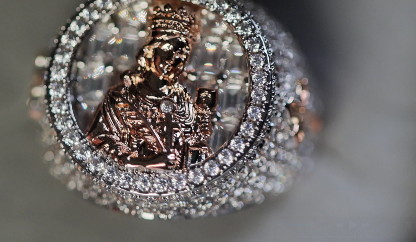 Hip Hop Virgin Mary Ring