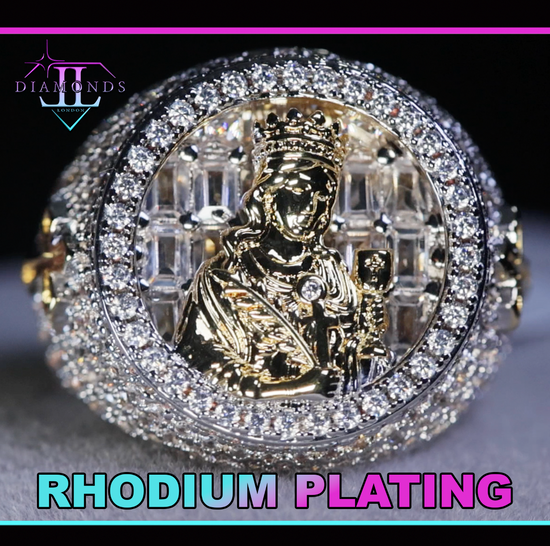 Diamond Virgin Mary Ring