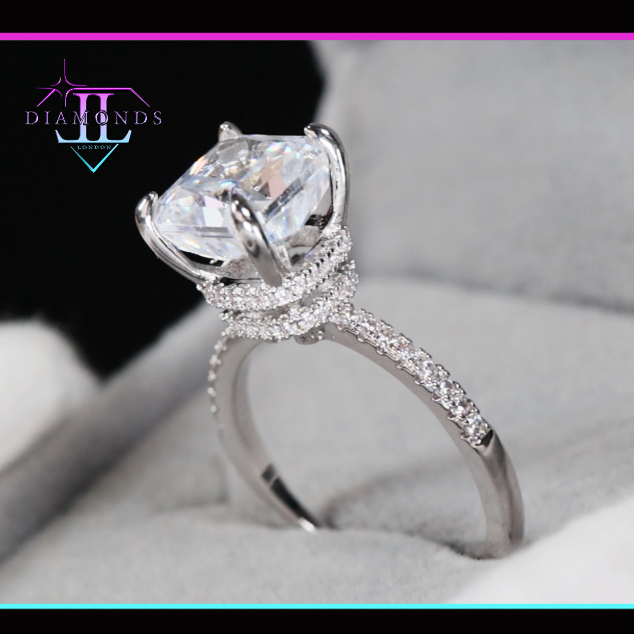 Lab Diamond Engagement Ring