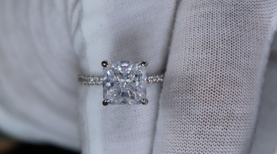 Lab Diamond Engagement Ring