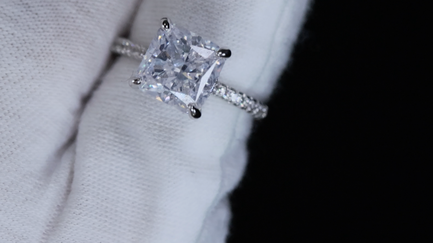 Lab Diamond Engagement Ring