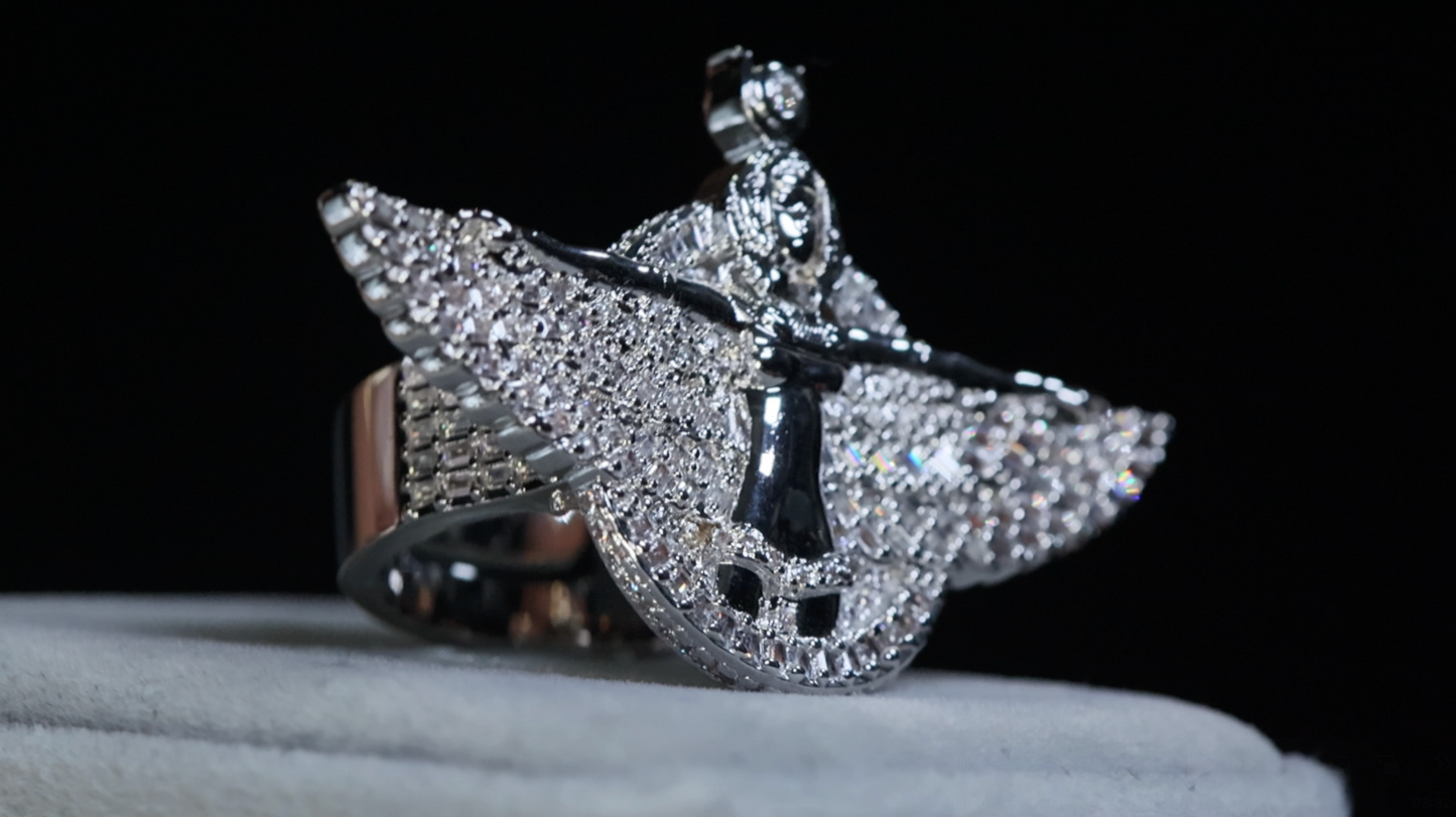 Men's Hip Hop Angel Ring