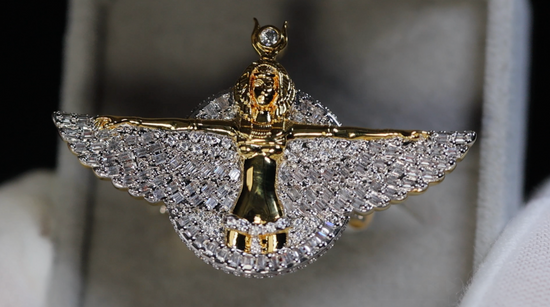 Gold Hip Hop Ring