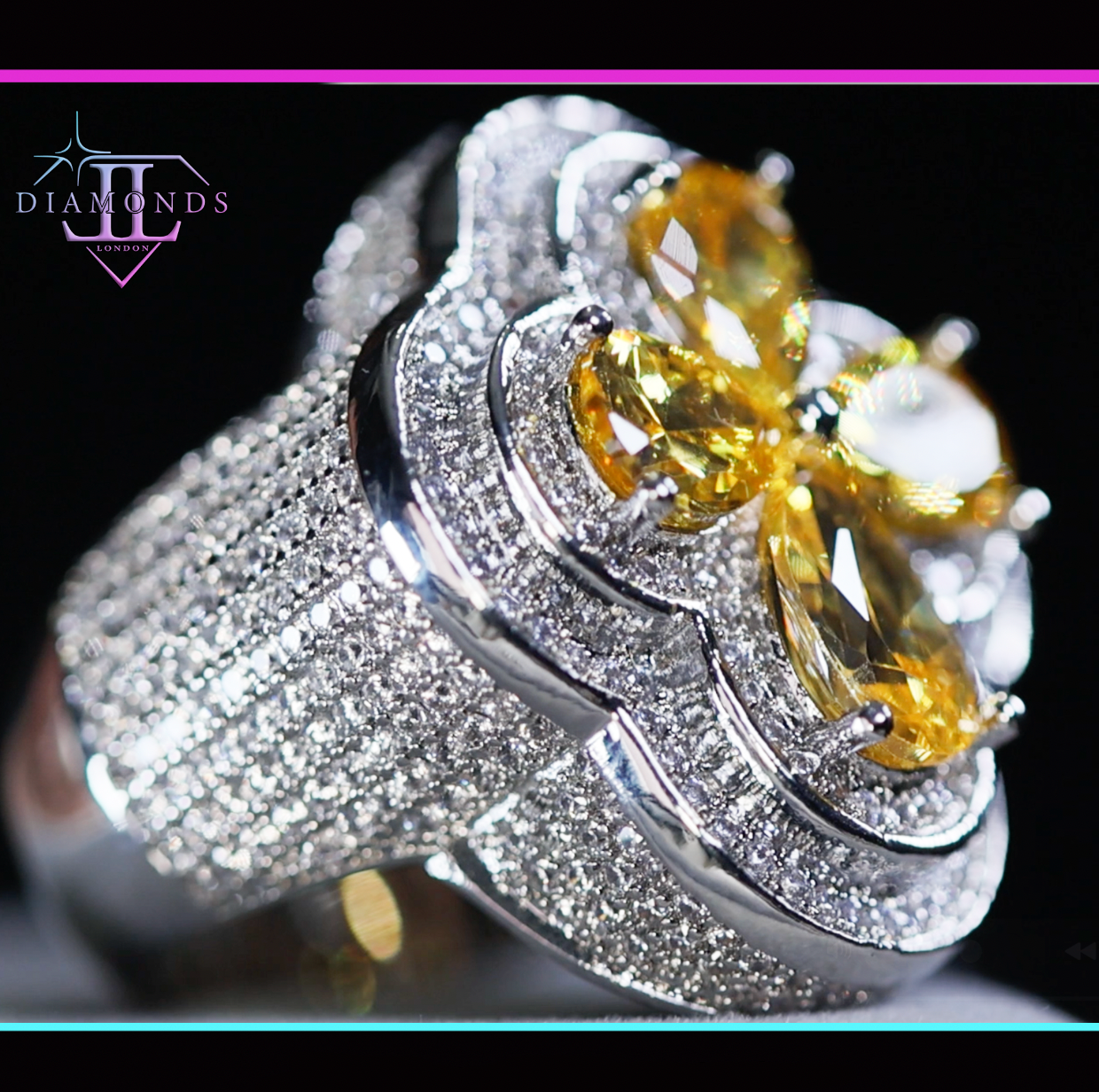 Men's Yellow Diamond Ring