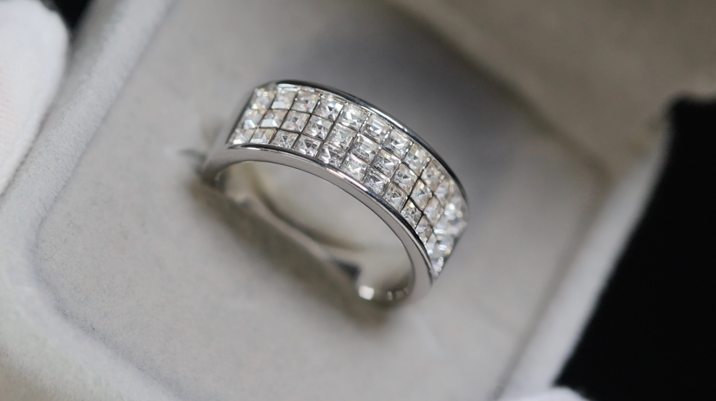 Men's Princess Cut Diamond Ring