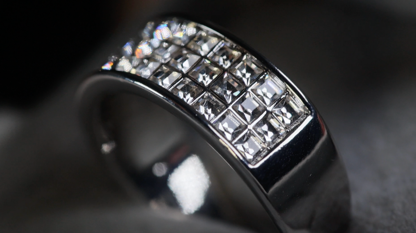 Men's Princess Cut Diamond Ring
