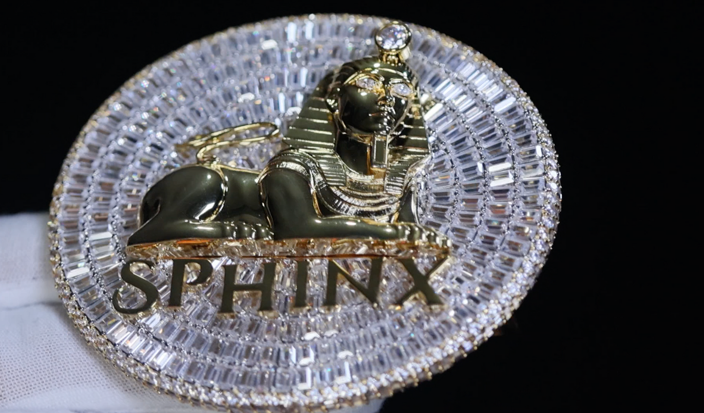 Men's Gold Hip Hop Pendant
