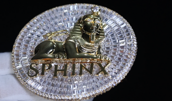 Men's Gold Hip Hop Pendant