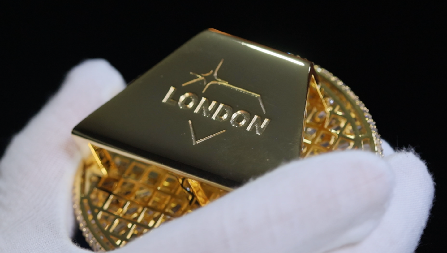 Men's Gold Hip Hop Pendant