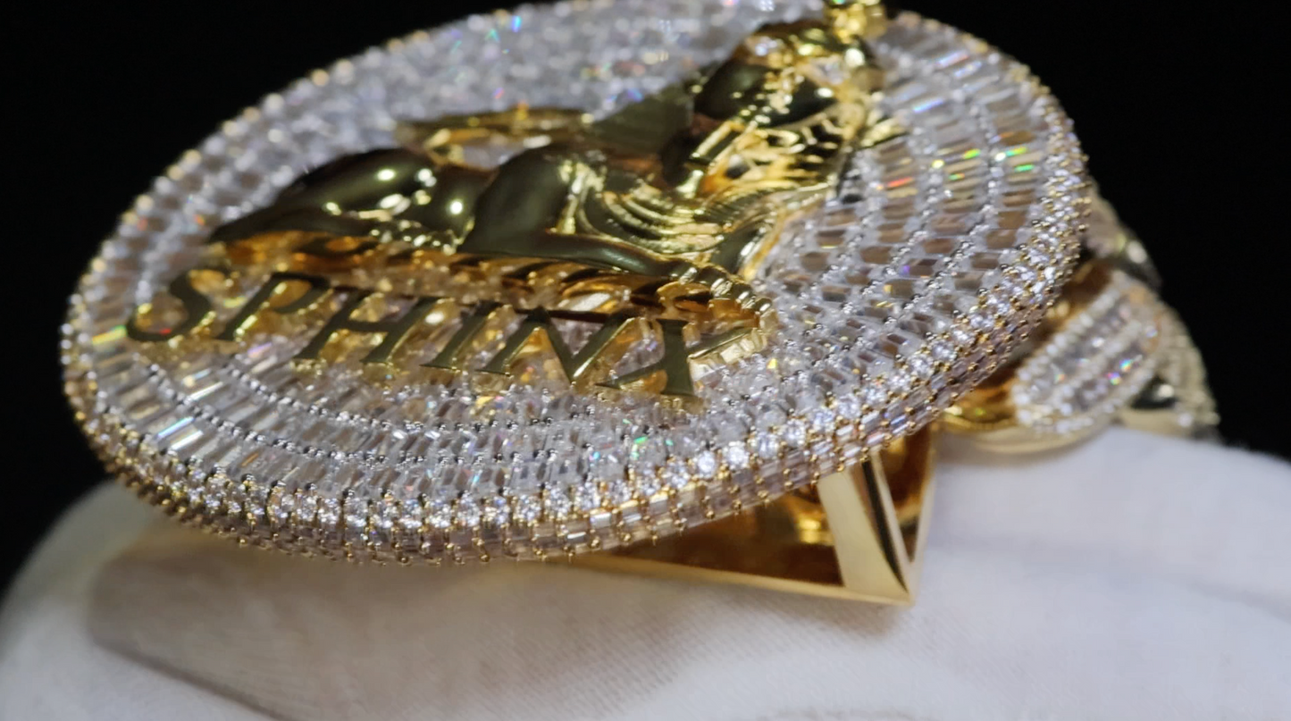 Big Gold Hip Hop Pendant