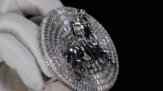 Moissanite Iced Out Pendant