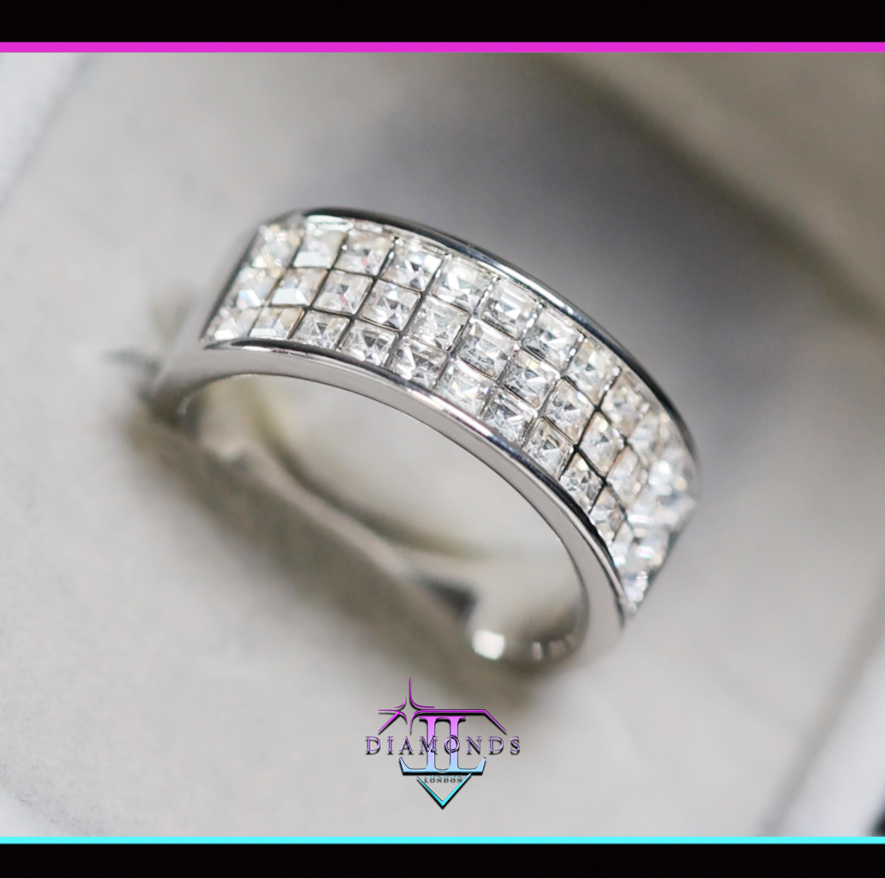 Men's Princess Cut Diamond Ring