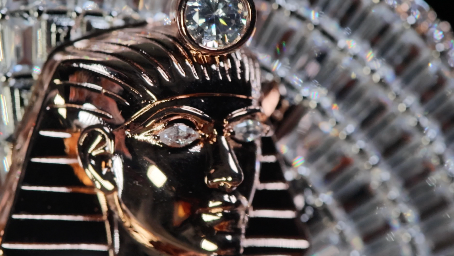 Men's Rose Gold Sphinx Pendant
