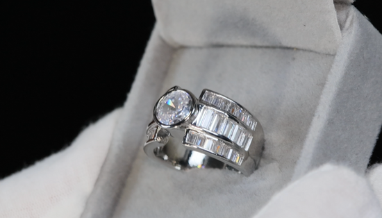 Womens Baguette Diamond Ring