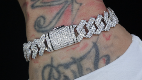 Hip Hop Moissanite Cuban Bracelet