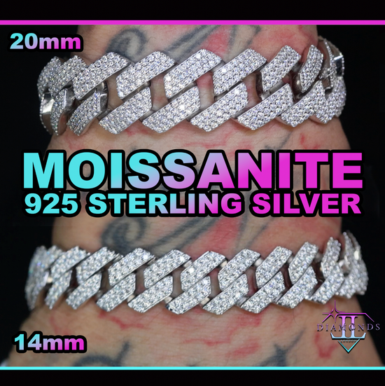 Moissanite Cuban Link Bracelet