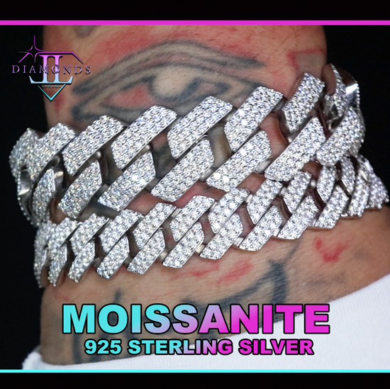 Moissanite Cuban Link Bracelet