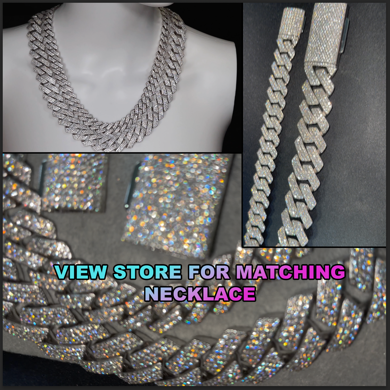 Moissanite Cuban Link Bracelet