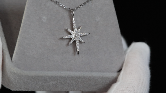 Moissanite Star Diamond Pendant