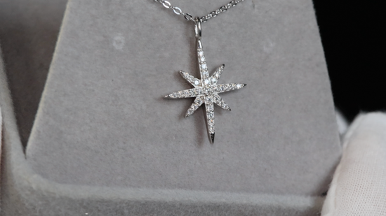 Moissanite Star Diamond Pendant