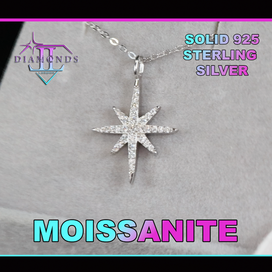 Moissanite Star Diamond Pendant