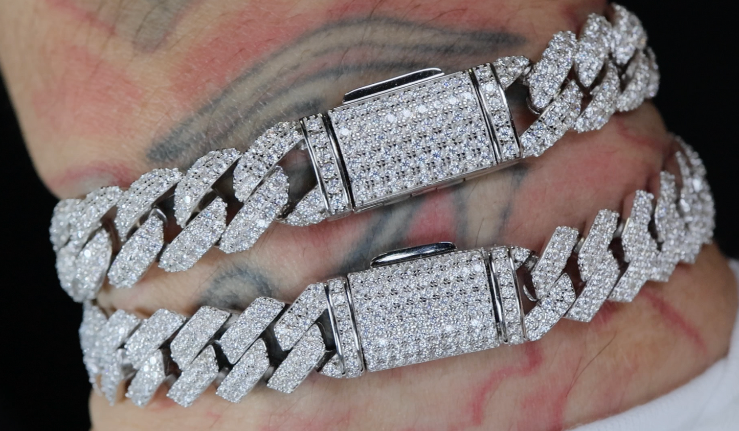 Moissanite Cuban Bracelet