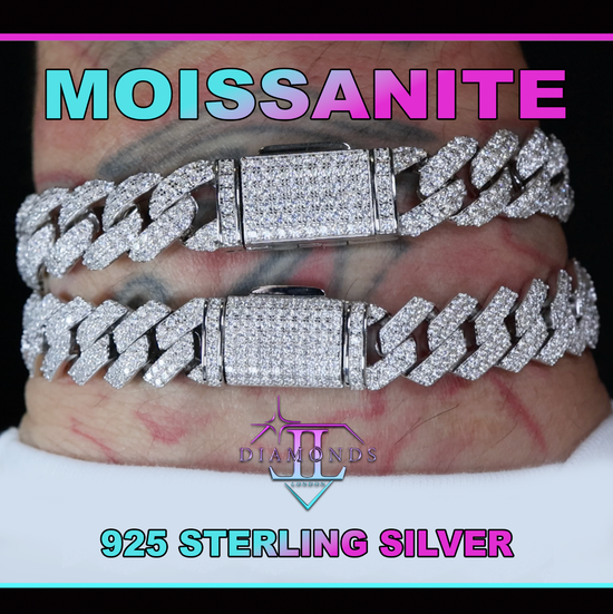 Moissanite Cuban Link Bracelet