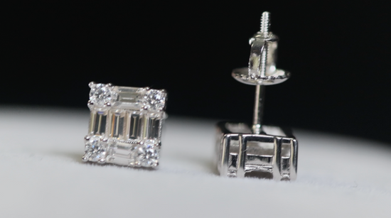 Moissanite Studs